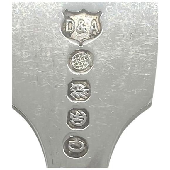 Antique English Silverplate Serving Fork by Daniel & Arter Birmingham 1902 - Picture 8 of 12